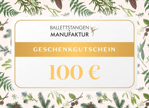 Geschenkgutschein 100 € Weihnachten