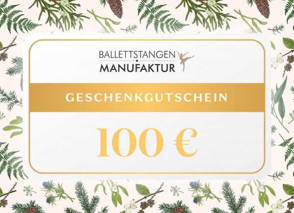 Geschenkgutschein 100 € Weihnachten