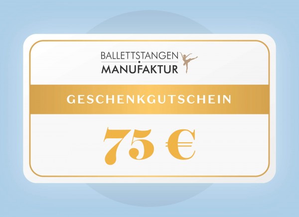 Geschenkgutschein 75 € Geburtstag