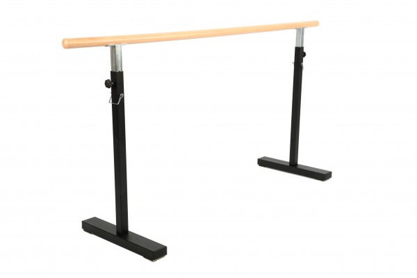 mobile, freistehende Ballettstange "VarioBarre": MATTSCHWARZ, höhenverstellbar