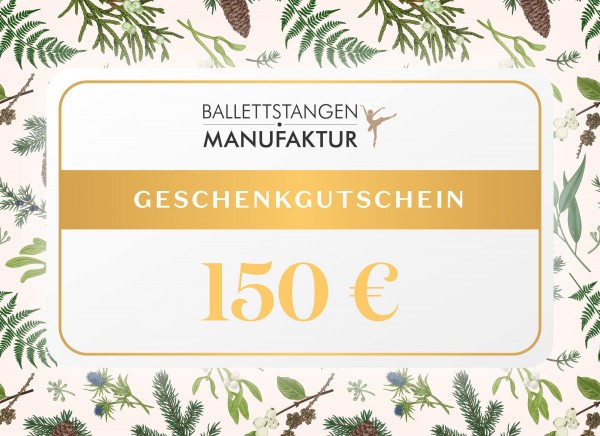 Geschenkgutschein 150 € Weihnachten