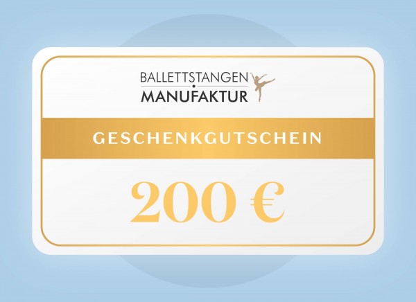 Geschenkgutschein 200 € Geburtstag